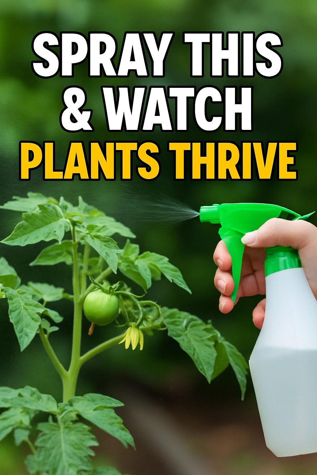 Spray This & Watch Plants Thrive
