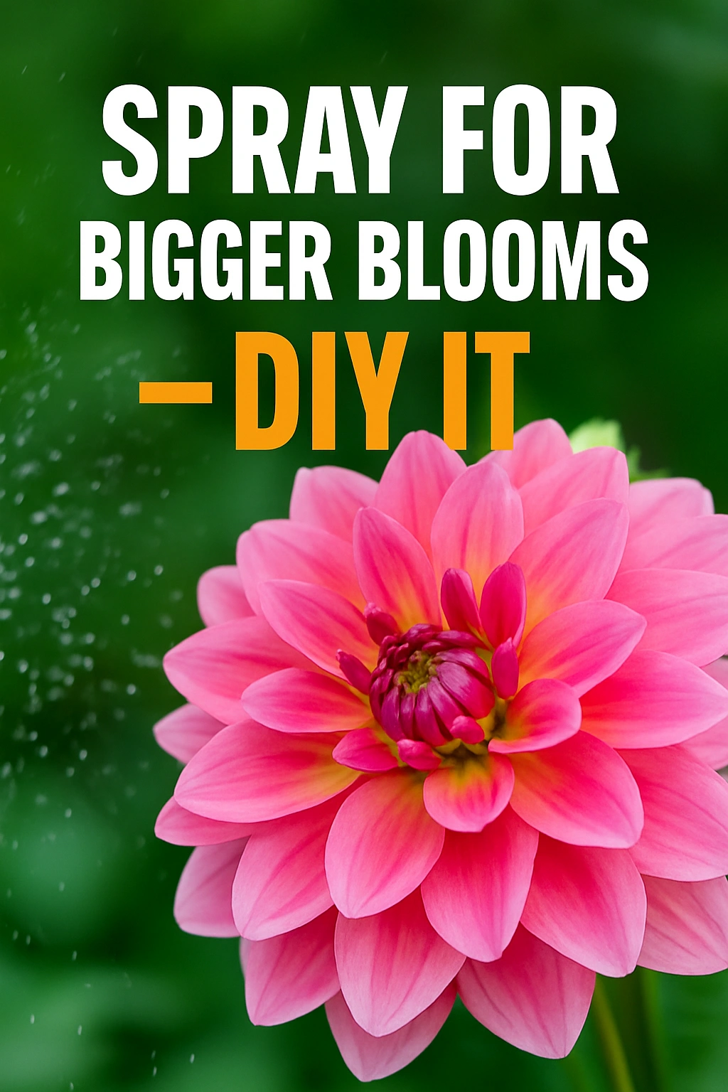 Spray for Bigger Blooms — DIY It