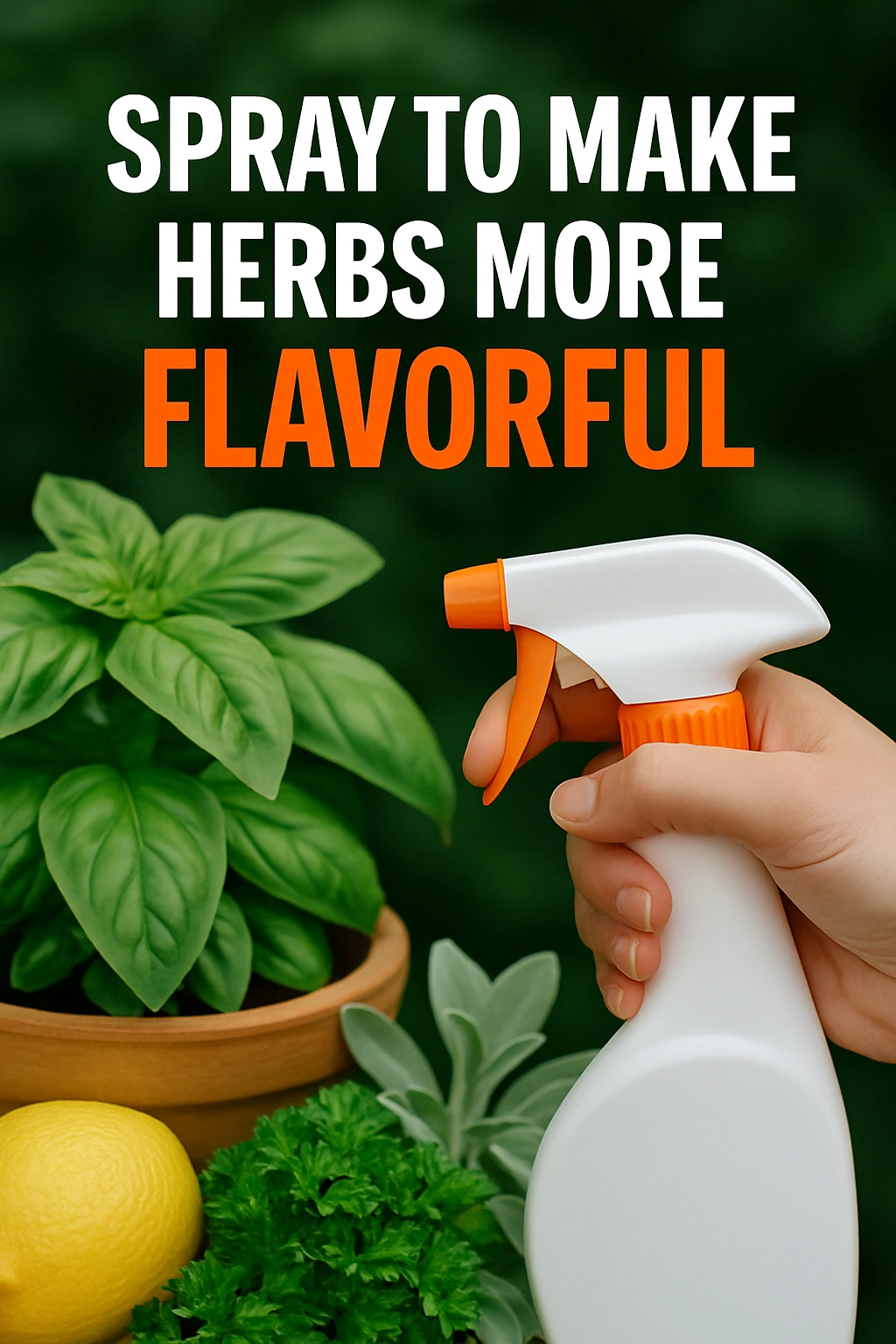 Spray to Make Herbs More Flavorful