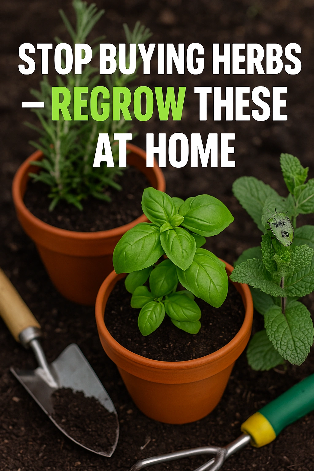 Stop Buying Herbs — Regrow These 5 at Home