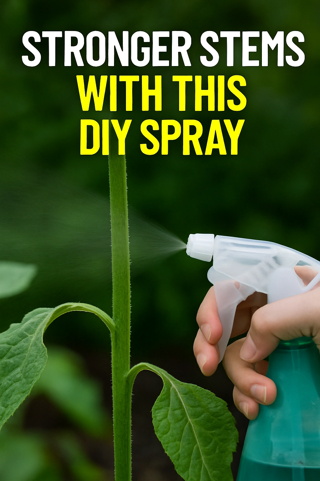 Stronger Stems with This DIY Spray