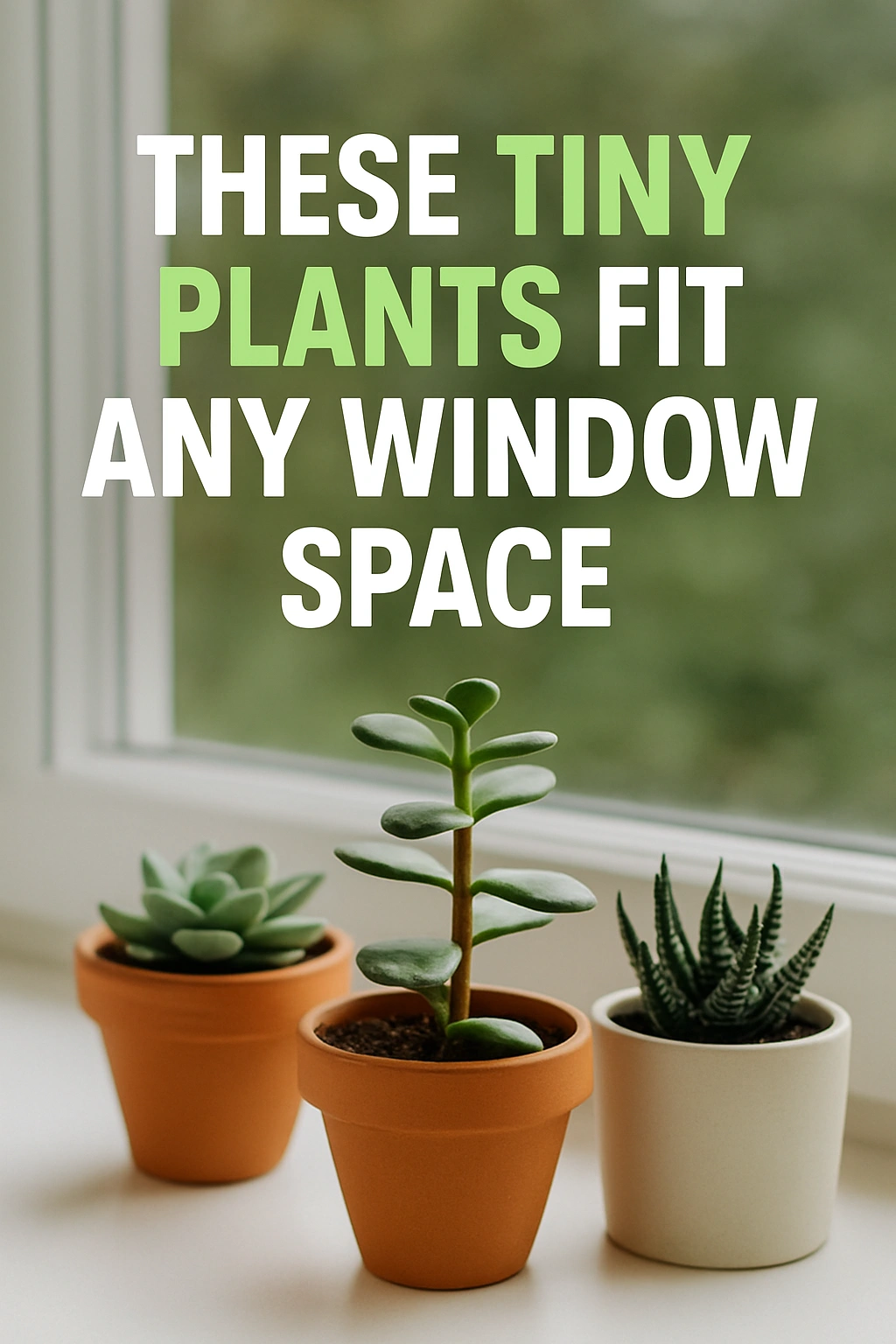 These Tiny Plants Fit Any Window Space