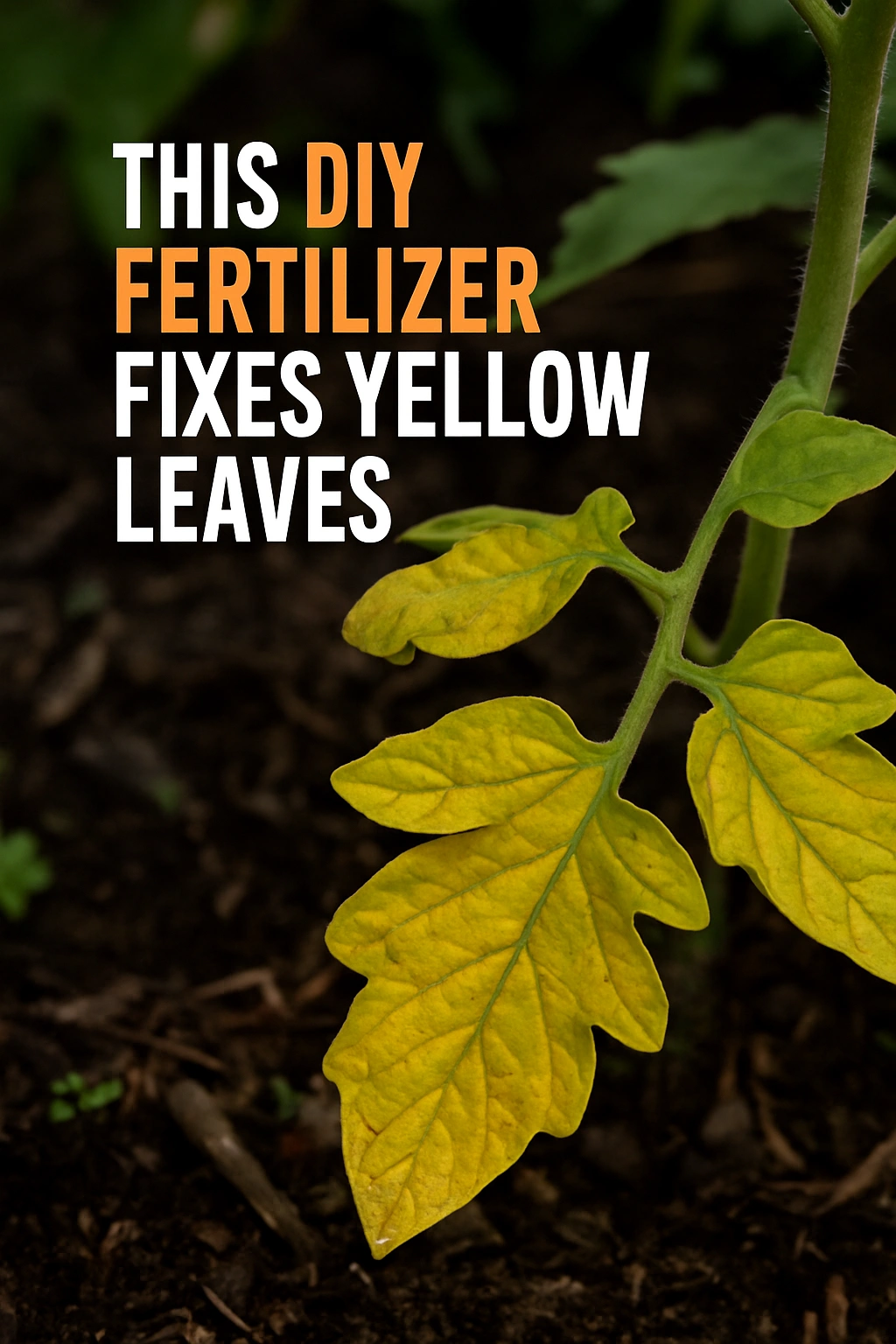 This DIY Fertilizer Fixes Yellow Leaves