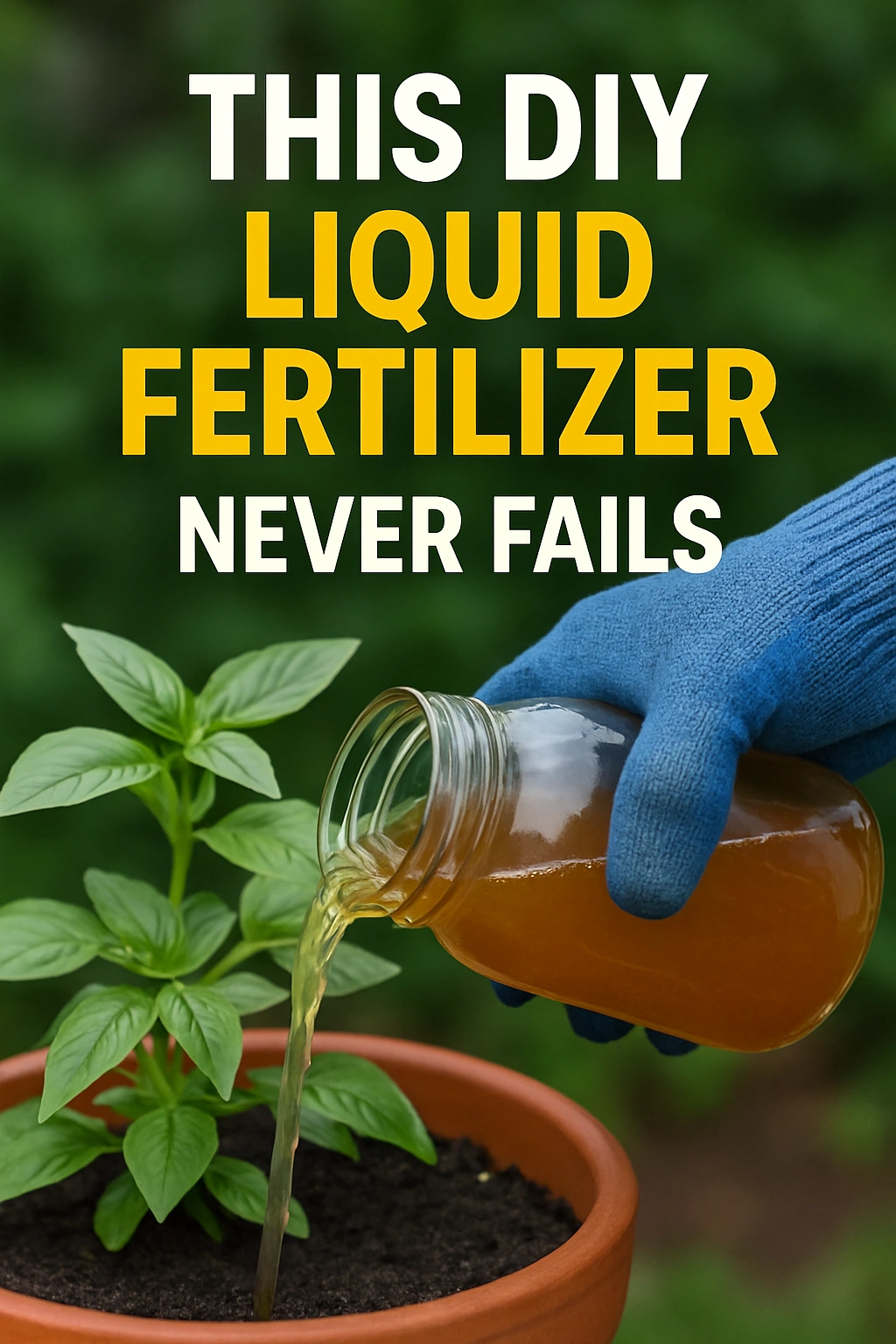 This DIY Liquid Fertilizer Never Fails
