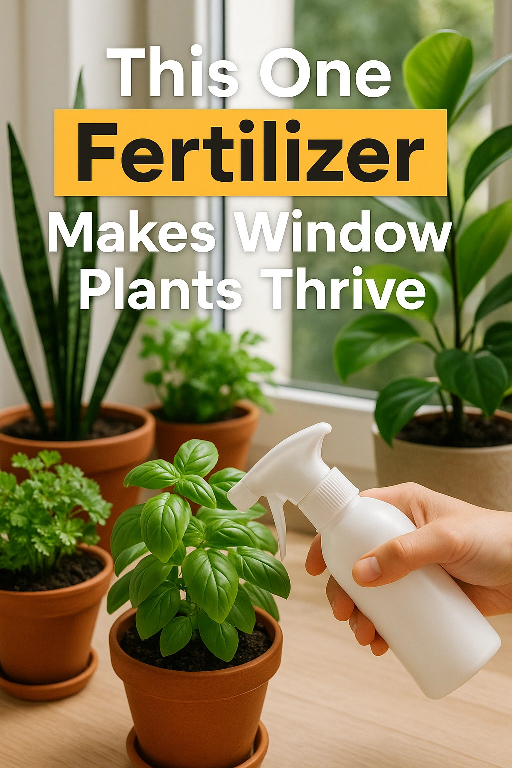 This One Fertilizer Makes Window Plants Thrive