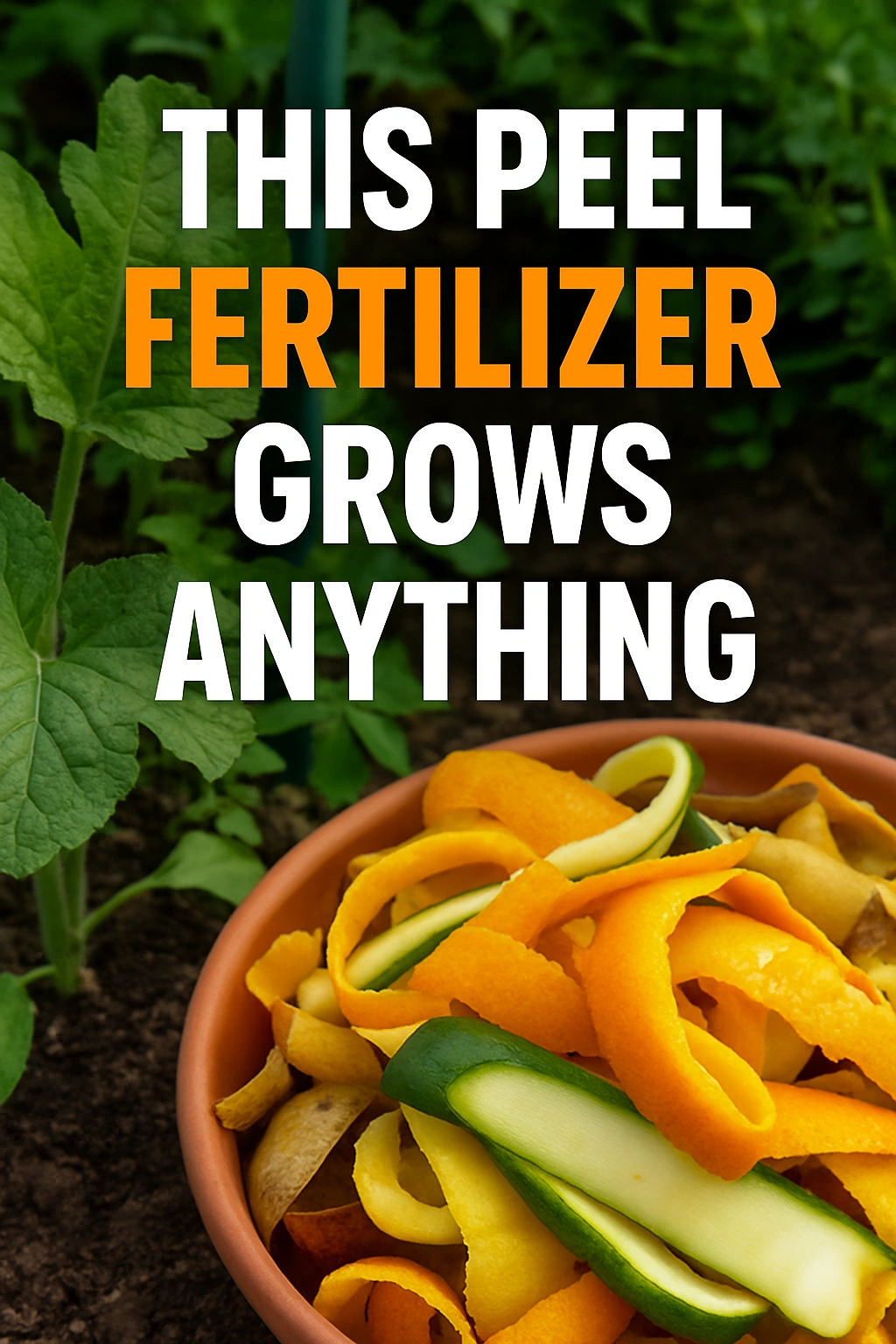 This Peel Fertilizer Grows Anything