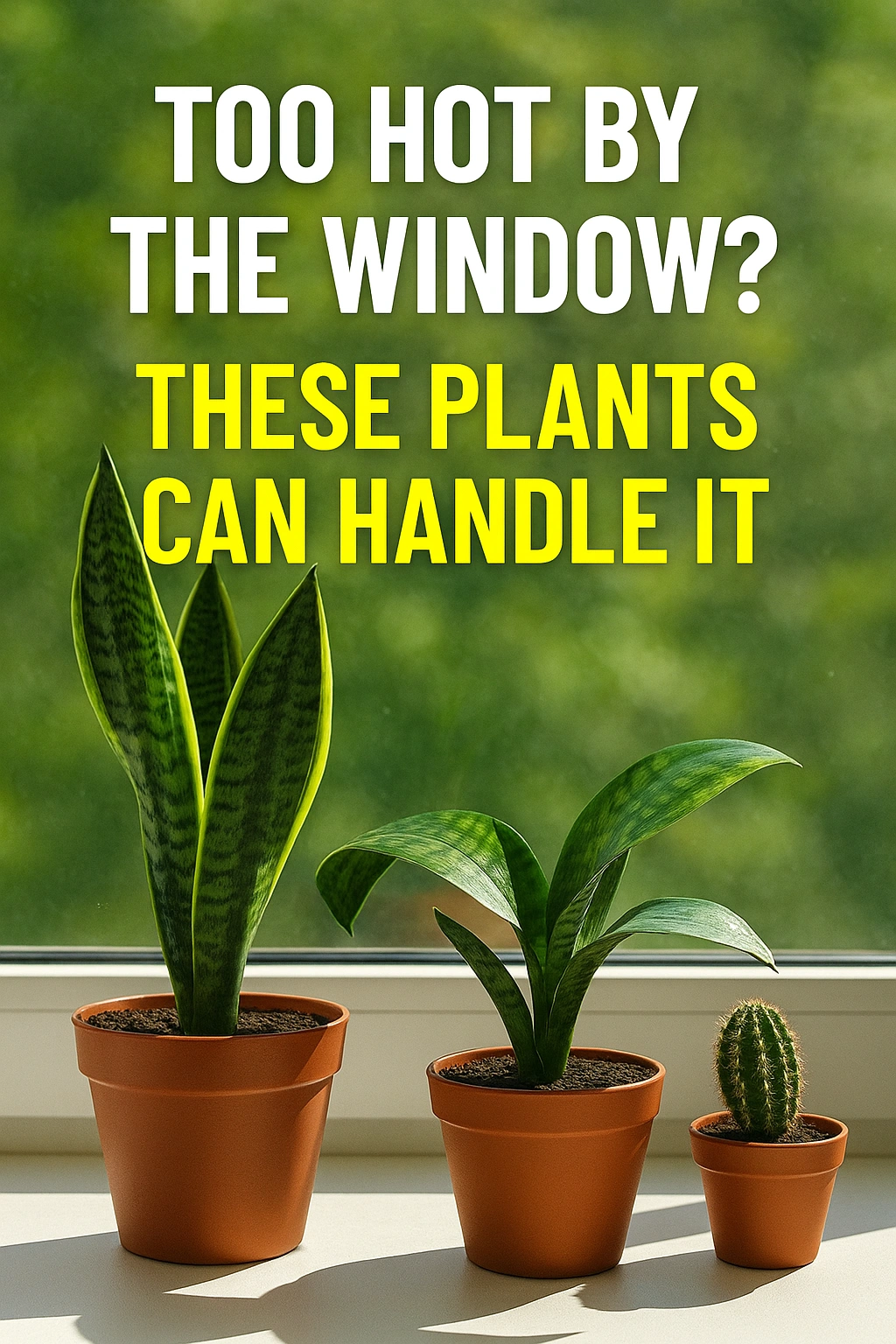Too Hot by the Window These Plants Can Handle It