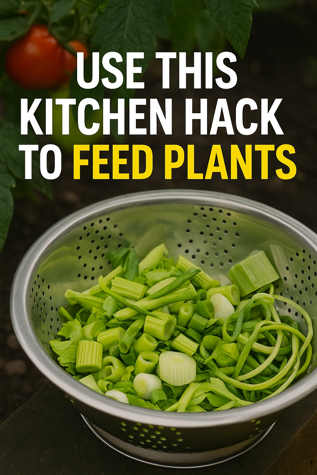 Use This Kitchen Hack to Feed Plants