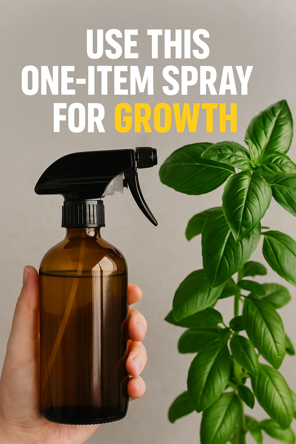 Use This One-Item Spray for Growth