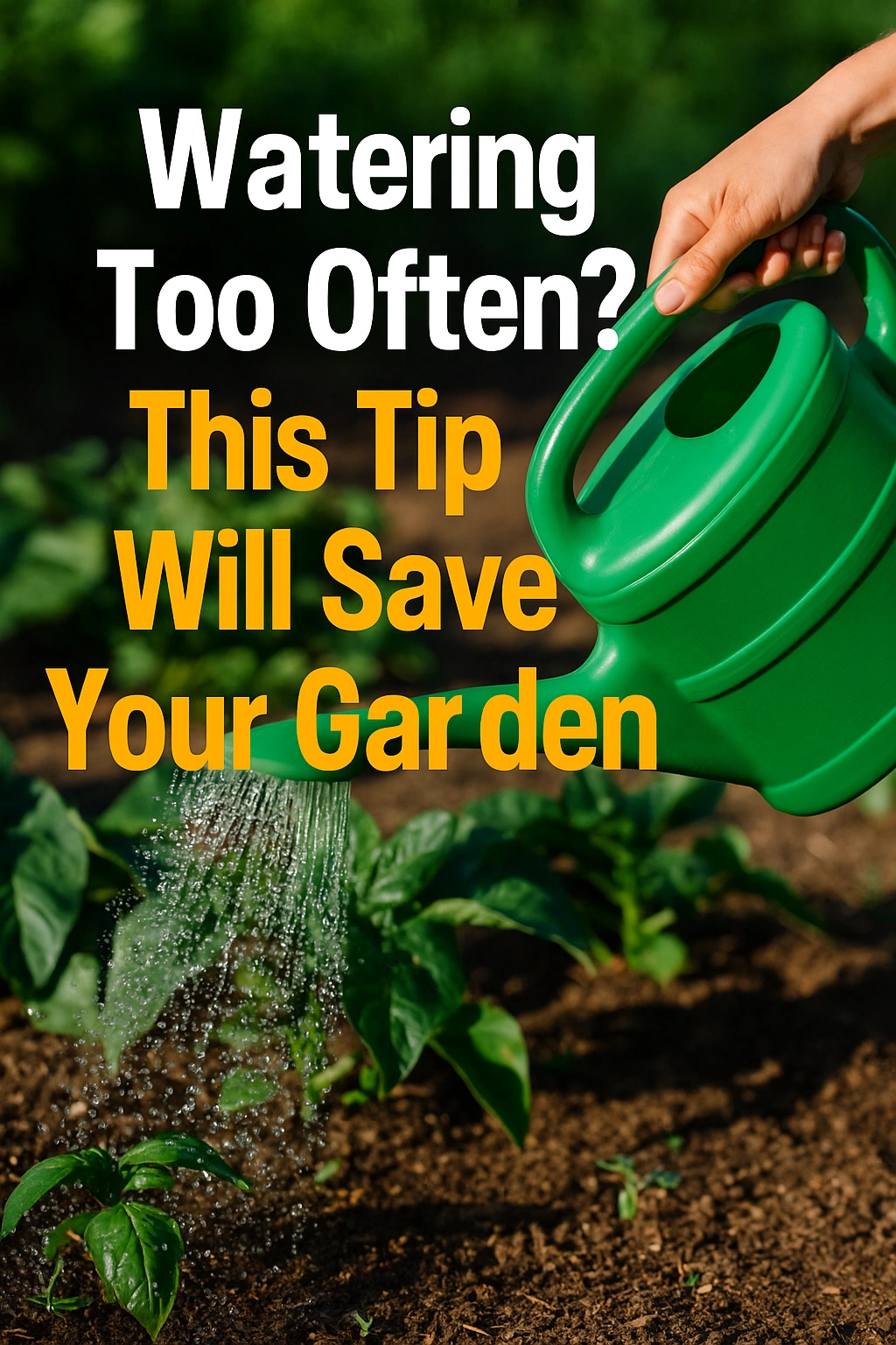 Watering Too Often This Tip Will Save Your Garden