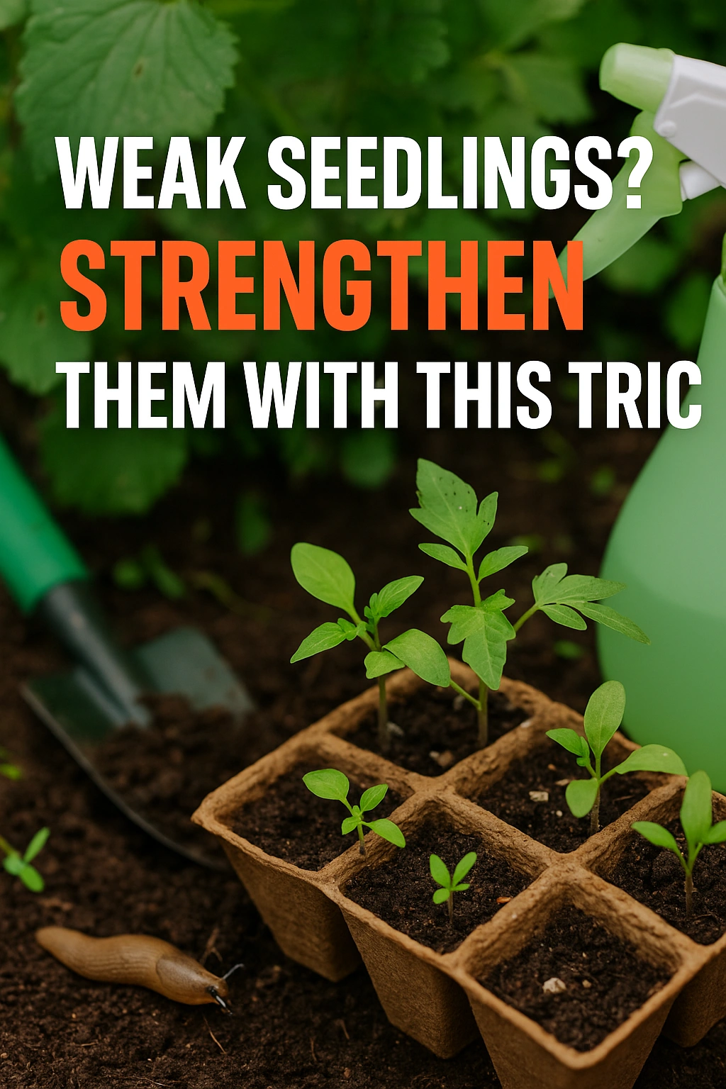 Weak Seedlings Strengthen Them With This Trick
