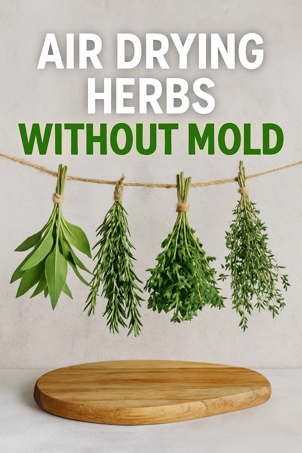 Air Drying Herbs Without Mold
