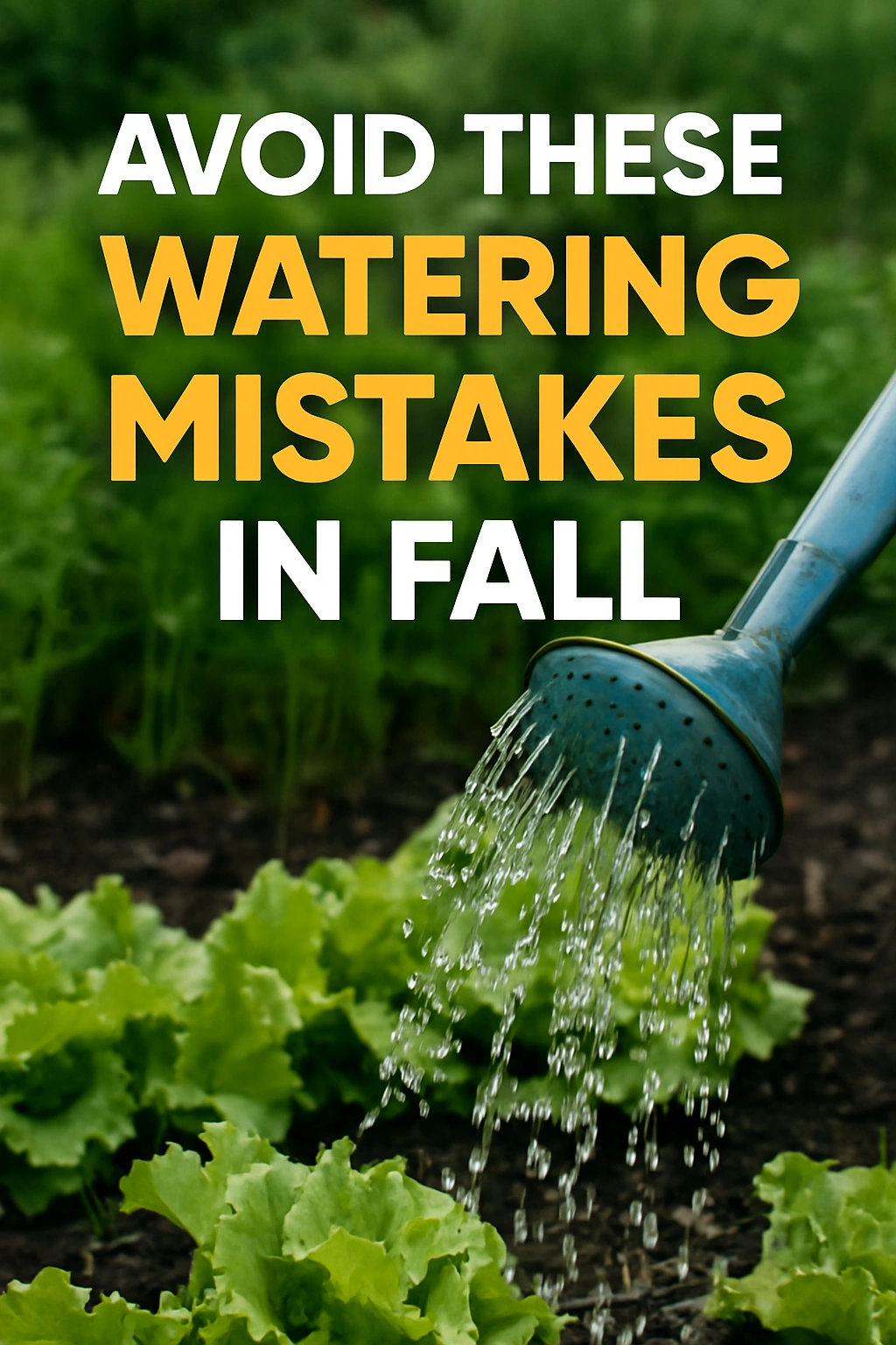 Avoid These Watering Mistakes in Fall