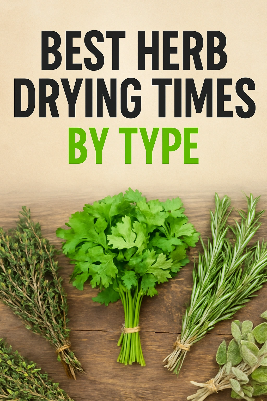 Best Herb Drying Times by Type