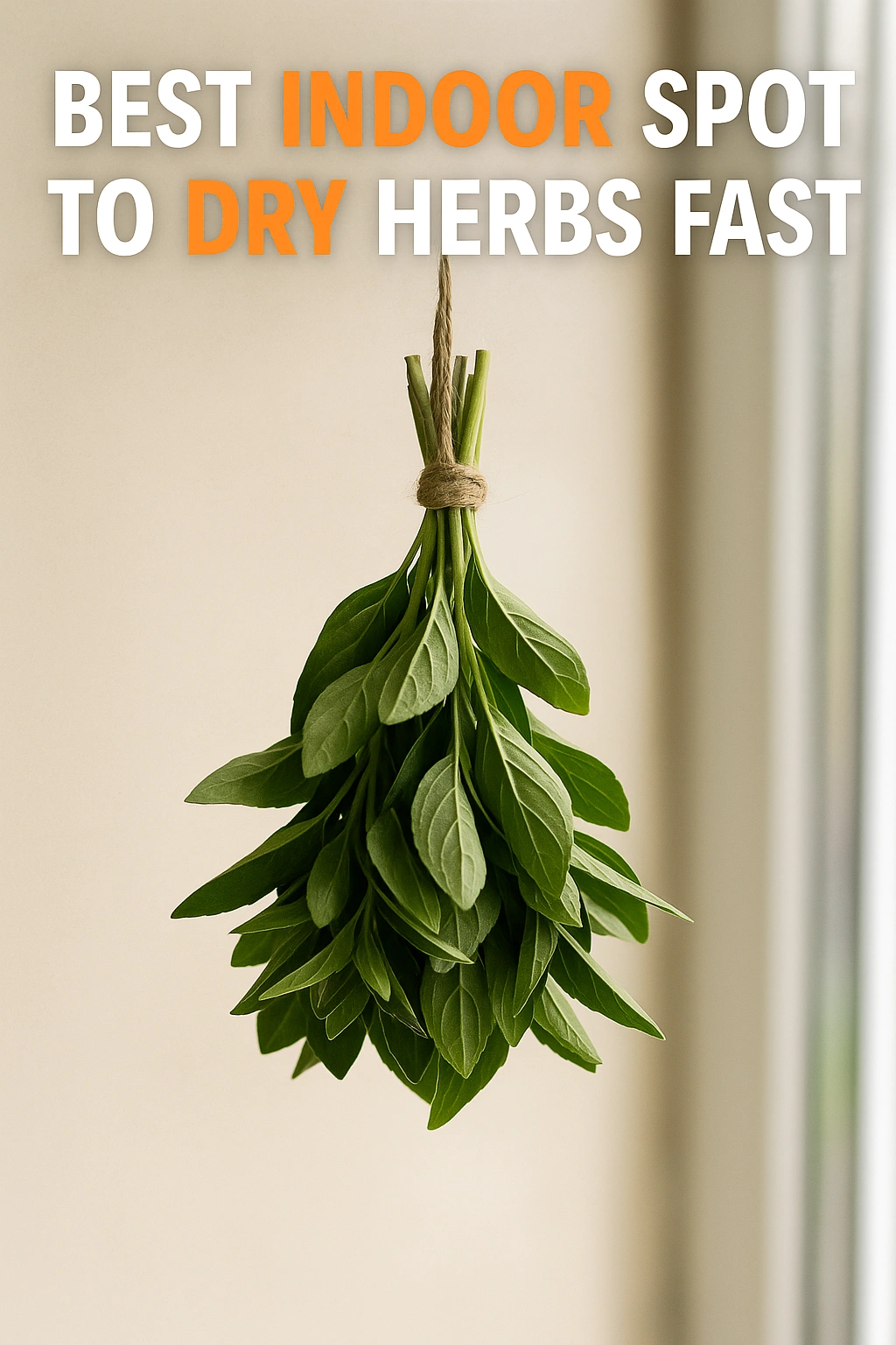 Best Indoor Spot to Dry Herbs Fast