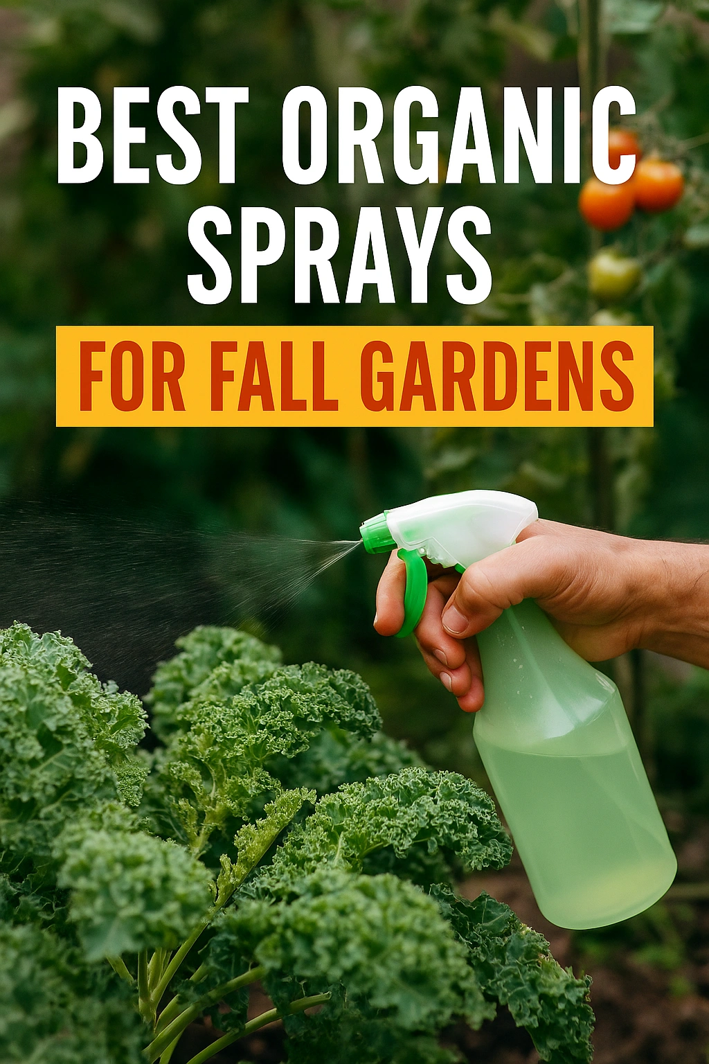 Best Organic Sprays for Fall Gardens