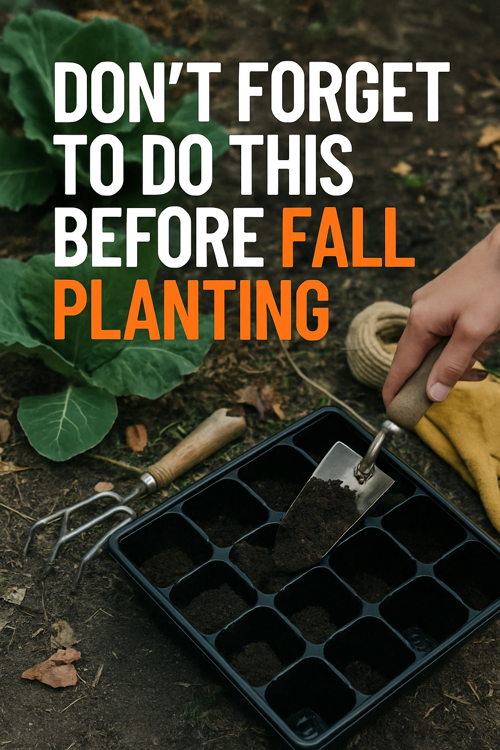 Don’t Forget to Do This Before Fall Planting