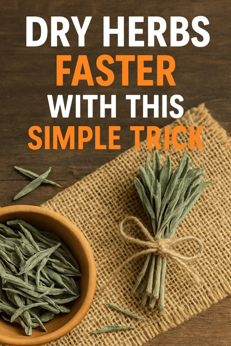 Dry Herbs Faster with This Simple Trick