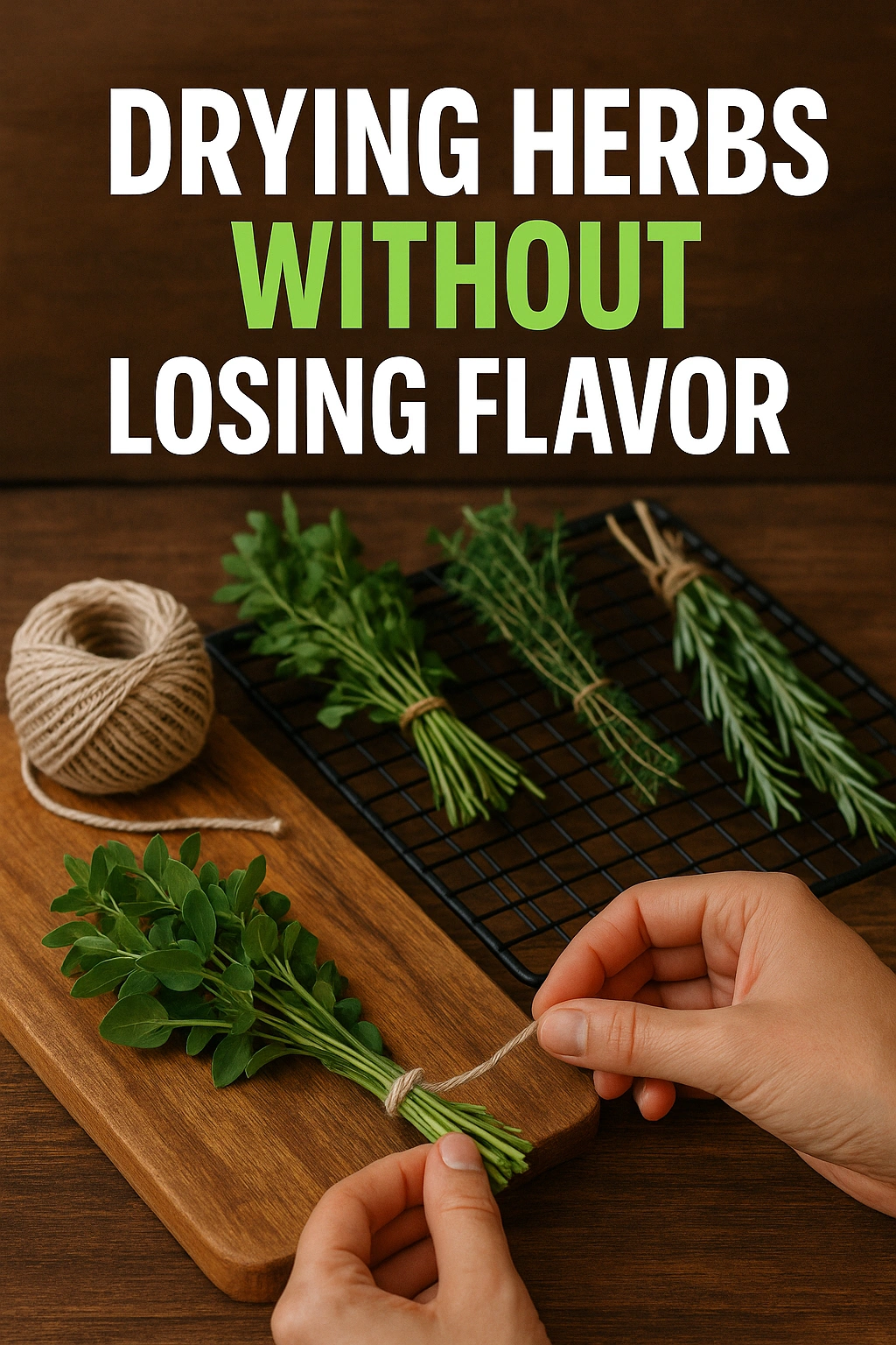 Drying Herbs Without Losing Flavor