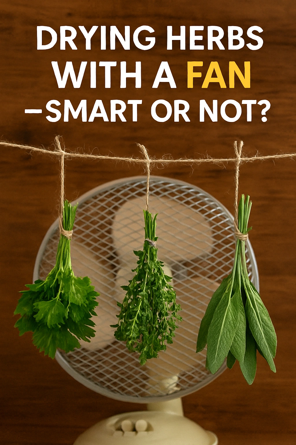 Drying Herbs with a Fan — Smart or Not
