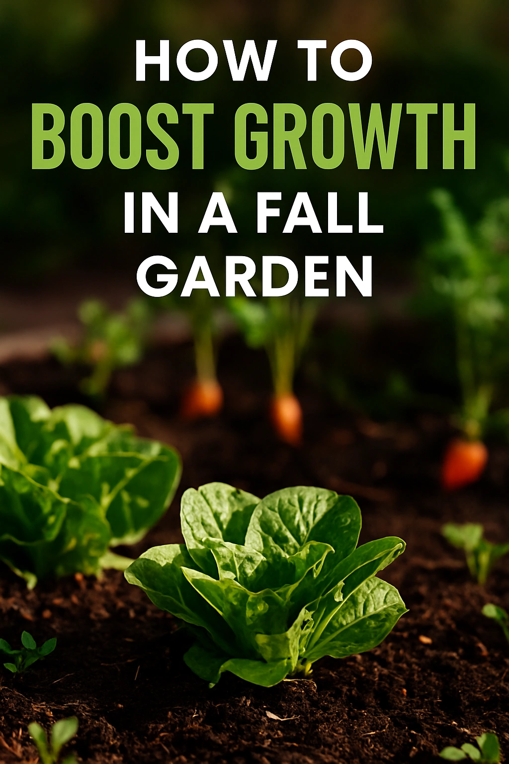 How to Boost Growth in a Fall Garden
