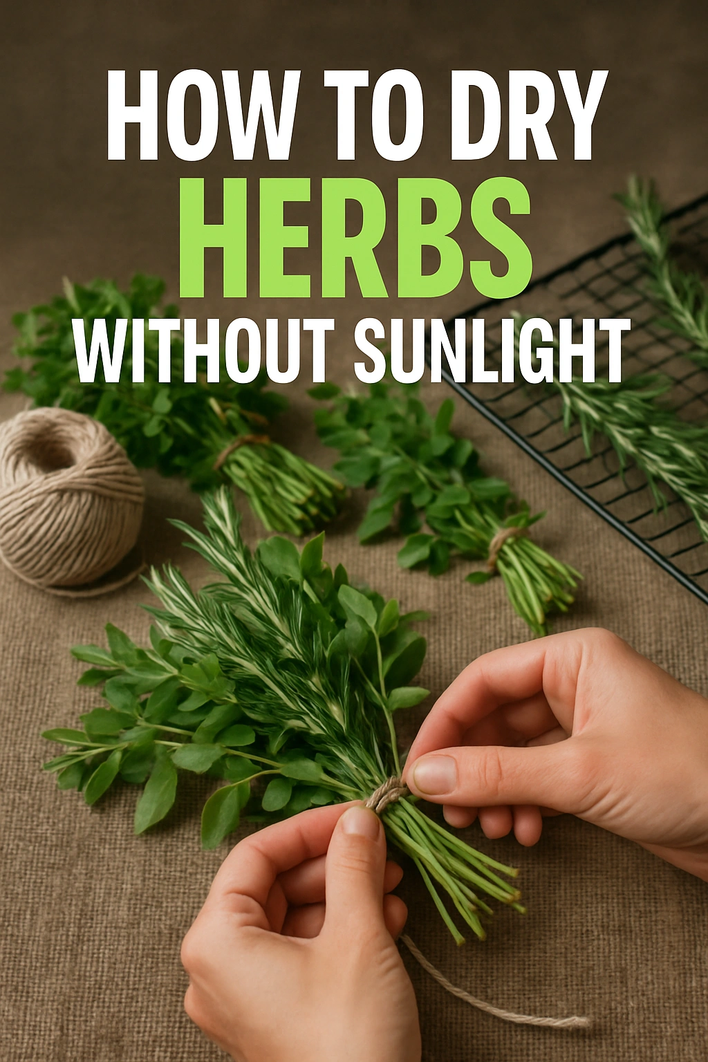 How to Dry Herbs Without Sunlight