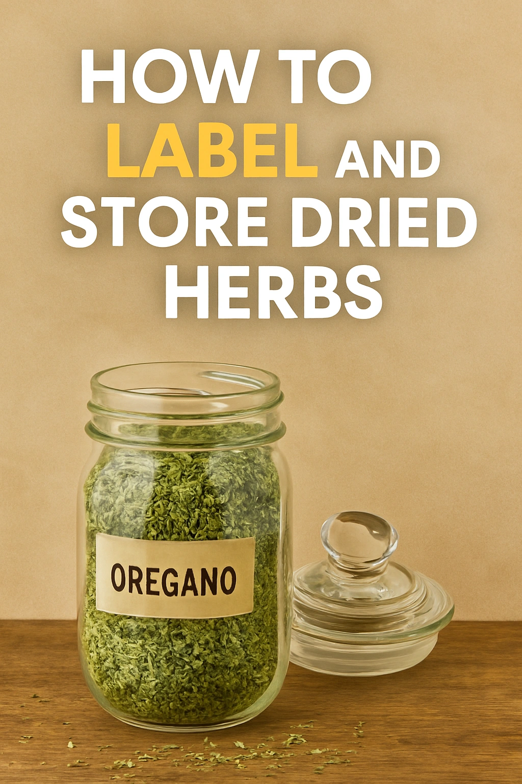 How to Label and Store Dried Herbs