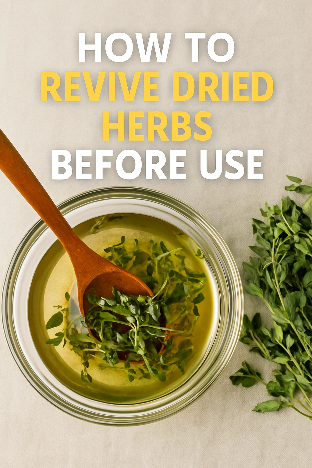 How to Revive Dried Herbs Before Use