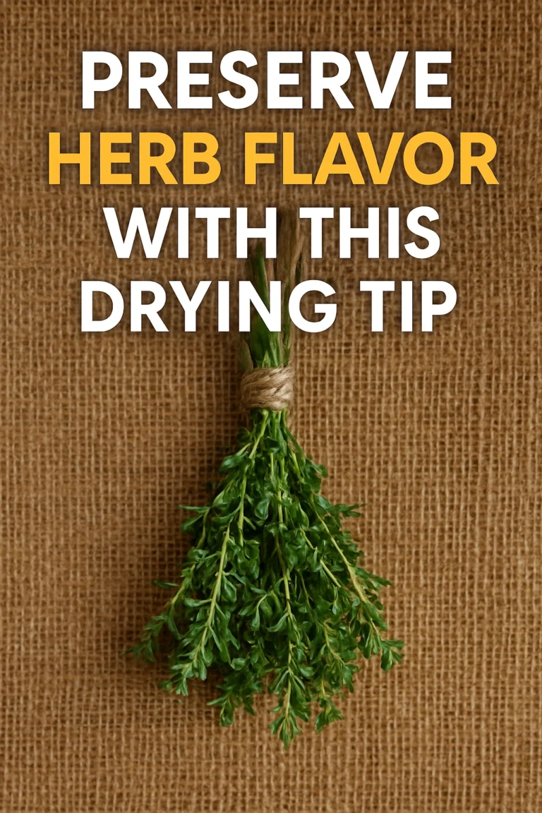 Preserve Herb Flavor with This Drying Tip
