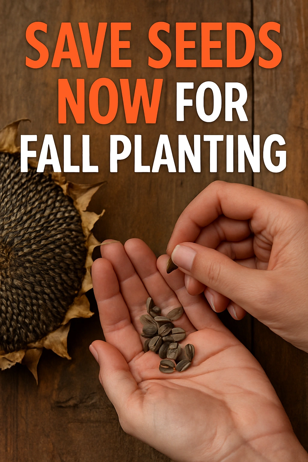 Save Seeds Now for Fall Planting