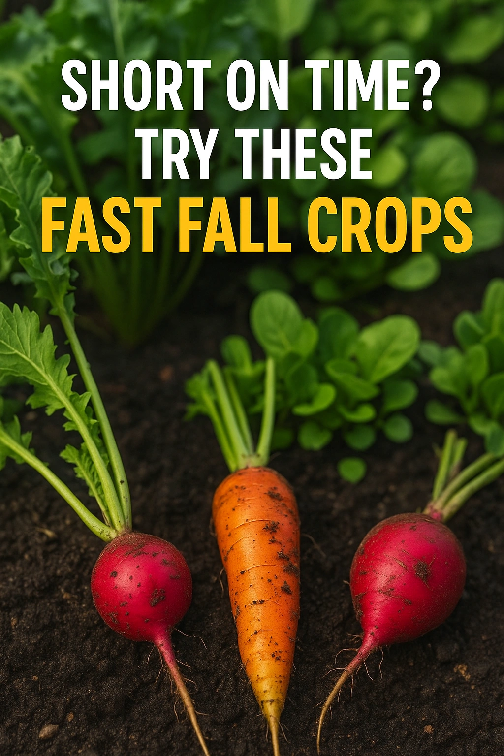 Short on Time Try These Fast Fall Crops