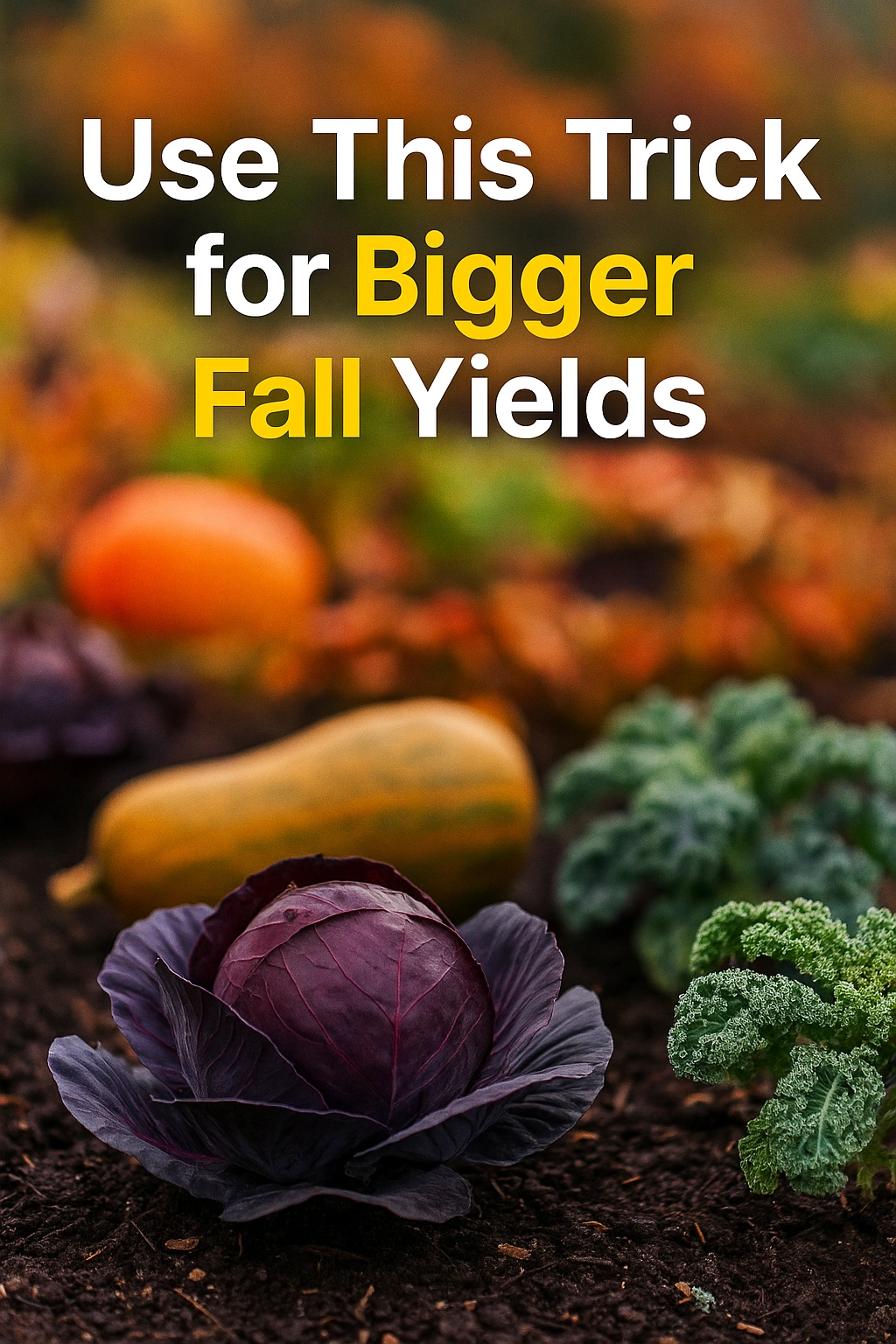 Use This Trick for Bigger Fall Yields