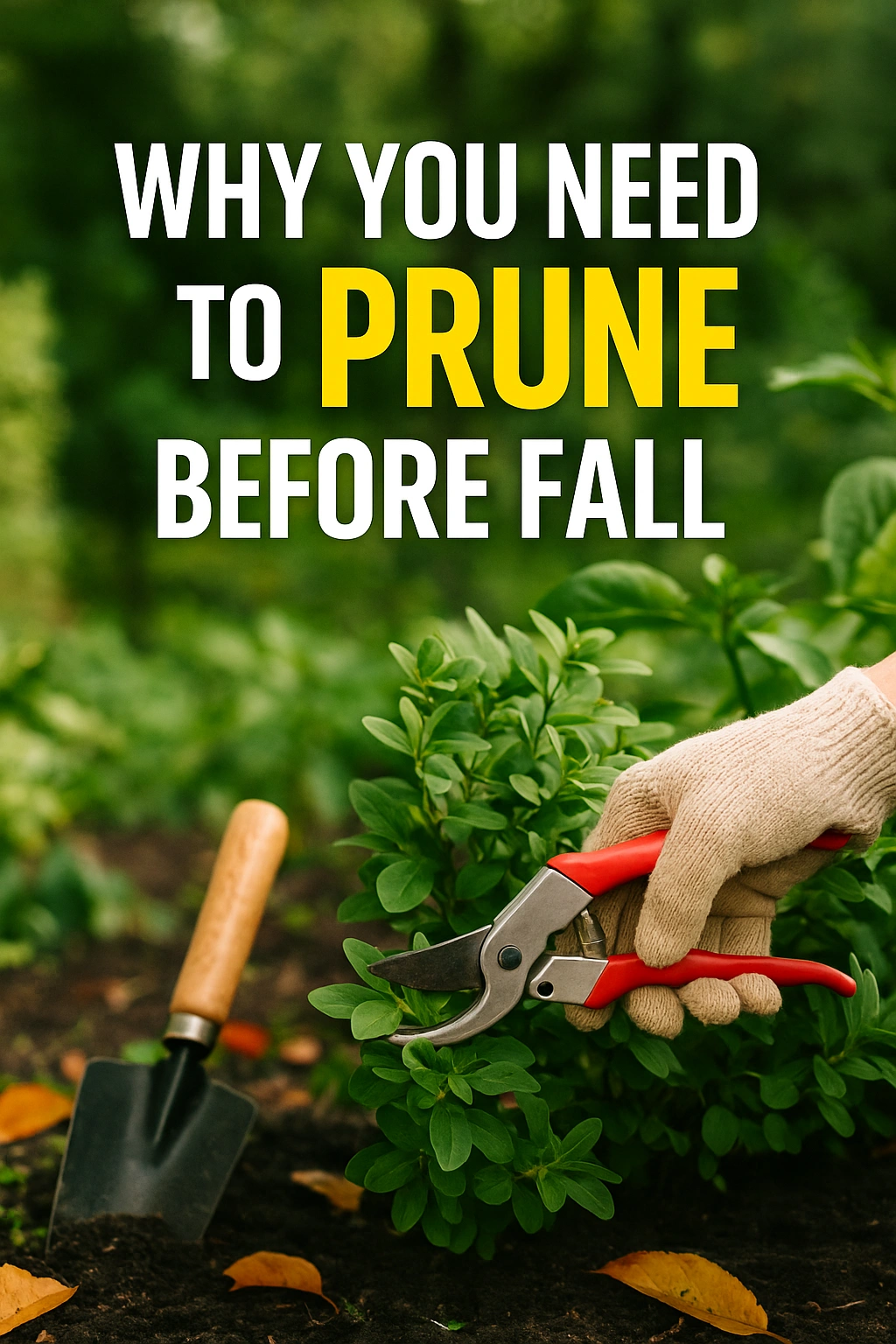 Why You Need to Prune Before Fall