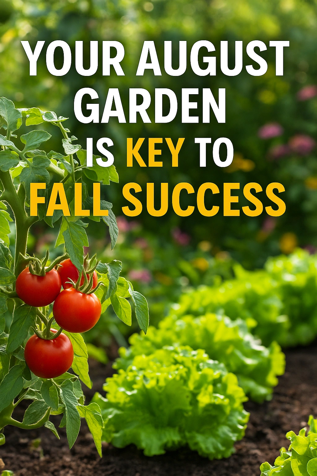 Your August Garden Is Key to Fall Success