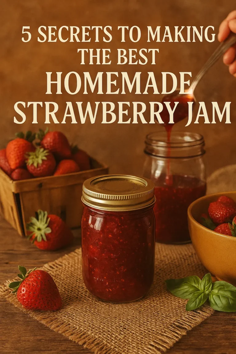 5 Secrets to Making the Best Homemade Strawberry Jam