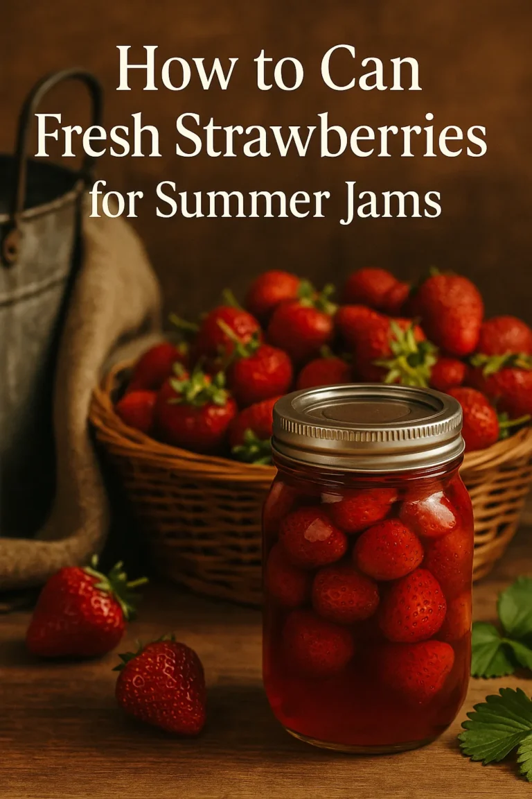 How to Can Fresh Strawberries for Summer Jams